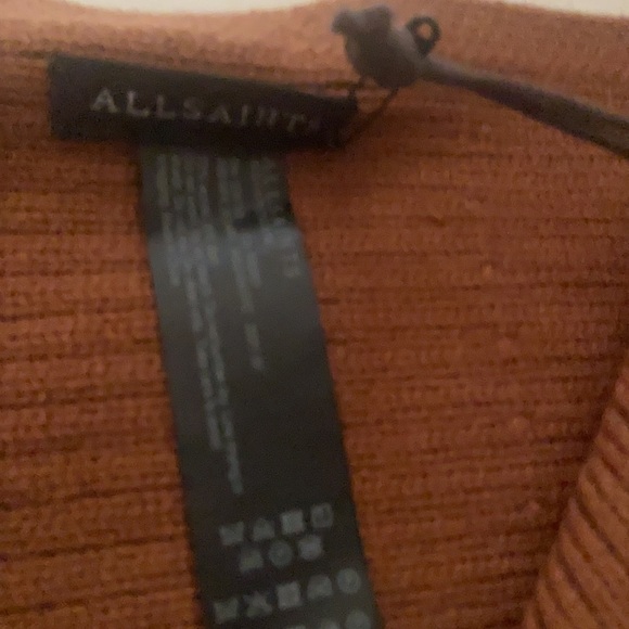 All Saints mixed rib scarf - Picture 6 of 9